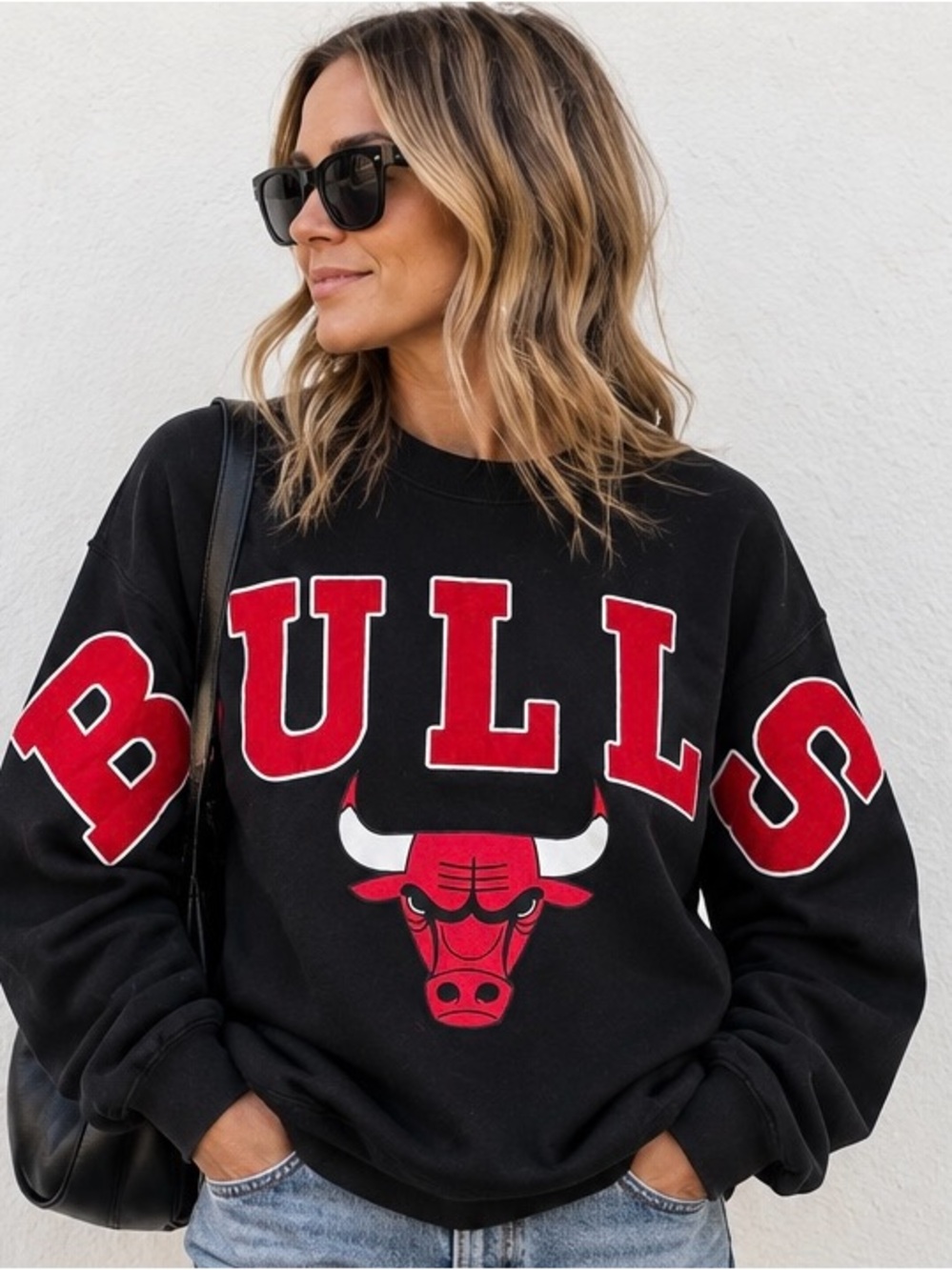 NBA fabric letter sweatshirt
